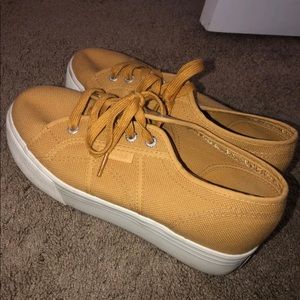 Mustard Superga Platform Sneakers 38 (7.5)